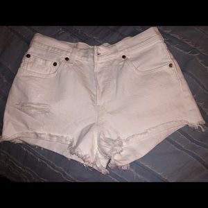 Levi 501 denim shorts